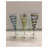 ABEGAILS PARTY GLASS SET OF 3