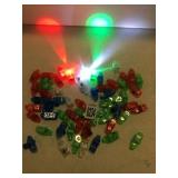 BAG OF ASSORTED COLORS LED LIGHT
