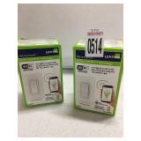 LEVITON ADJUSTABLE WIFI LIGHT SWITCH X2