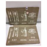 SET OF 4 TABLE PLACEMATS