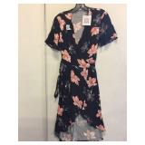 SOMEDAYS LOVIN WOMENS FLORAL MIDI DRESS, SIZE M