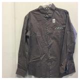 HOT TOUCH MENS LONG SLEEVE POLO, SIZE M
