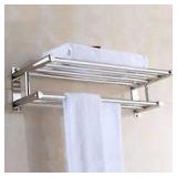 DOUBLE TOWEL RACK