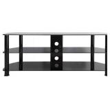 AVF BLACK GLASS TV STAND(NOT ASSEMBLED)