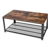 SONGMICS ANTIQUE COFFEE TABLE (NOT ASSEMBLED)