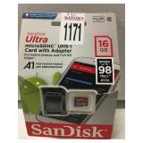 SANDISK ULTRA MICRO SD 16 GB (IN SHOWCASE)