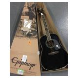 EPIPHONE GUITAR (WITH HAIR LINE SCRATCHES; IN