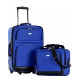 2 PIECE TRAVEL EXPANDABLE CARRY ON LUGGAGE SET