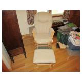WOODEN GLIDER ROCKER / OTTOMAN / CARPET WOODEN GLIDER ROCKER / OTTOMAN / CARPET