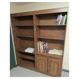 (2) BOOKCASES - APPROX. 30' WIDE X 72' HIGH (2) BOOKCASES - APPROX. 30' WIDE X 72' HIGH