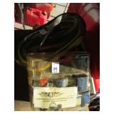 SET OF BOOSTER CABLES / 12V AIR PUMP SET OF BOOSTER CABLES / 12V AIR PUMP