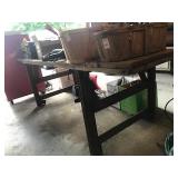 HOMEMADE TABLE (TABLE ONLY, CONTENTS NOT INCLUDED) HOMEMADE TABLE (TABLE ONLY, CONTENTS NOT INCLUDED)