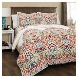 CLARA 3PC QUILT SET KING CLARA 3PC QUILT SET KING