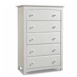 STORKCRAFT KENTON 5 DRAWER CHEST WHITE (NOT