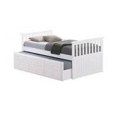 BROYHILL KIDS MARCO ISLAND CAPTAIN'S BED (MATTRESS BROYHILL KIDS MARCO ISLAND CAPTAIN'S BED (MATTRESS