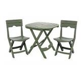 ADAMS QUILK-FOLD CAFÉ SET EARTH BRWON ADAMS QUILK-FOLD CAFÉ SET EARTH BRWON