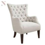 OLLIIX BUTTON TUFTED WING CHAIR