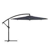 CORLIVING PATIO UMBRELLA IN BLACK CORLIVING PATIO UMBRELLA IN BLACK