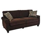 SERTA BROWN 2-SEAT SOFA