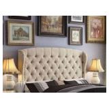 DH TUFTED WING HEADBOARD FULL/QUEEN