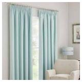 BLACKOUT GROMMET CURTAINS MINT WITH SMALL STARS