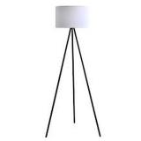 CATALINA TRIPOD FLOOR LAMP WITH LINEN SHADE (NOT