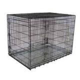 GO PET CLUB DOG CRATE DOUBLE DOOR (NOT ASSEMBLED)