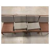 4 PC WICKER CHAIR SET 4 PC WICKER CHAIR SET