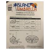 CANTILEVER UMBRELLA BASE GREY (NOT ASSEMBLED) CANTILEVER UMBRELLA BASE GREY (NOT ASSEMBLED)