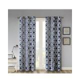 INTELLIGENT DESIGN MACI WINDOW CURTAIN INDIGO