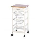 KITCHEN SIDE TABLE TROLLEY (NOT ASSEMBLED)