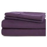 4 PIECE SHEET SET EGGPLANT KING