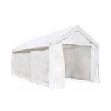 ALEKO OUTDOOR GAZEBO CANOPY WHITE TENT ALEKO OUTDOOR GAZEBO CANOPY WHITE TENT
