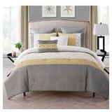 VCNY 7PC COMFORTER SET FULL/QUEEN