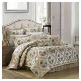 CHIC HOME DESIGN 9PC COMFORTER SET QUEEN