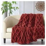 CHIC HOME SHIFRA THROW BLANKET 50 X 60' CHIC HOME SHIFRA THROW BLANKET 50 X 60'