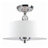 JOJO SPRING OFF WHITE SHADE FLUSHMOUNT CEILING JOJO SPRING OFF WHITE SHADE FLUSHMOUNT CEILING