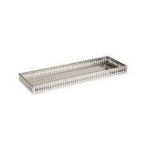 SATIN NICKEL PLATED SERVICE TRAY SATIN NICKEL PLATED SERVICE TRAY