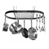 KINETIC WROUGHT IRON OVAL POT RACK