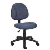 BOSS OFFICE CHAIR WITHOUT ARMS BLUE (NOT