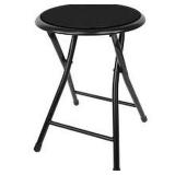 TRADE HOME COLLECTION 18" CUSHIONED FOLDING STOOL