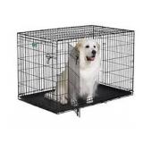 MIDWEST FOLDING METAL DOG CRATE *48'X30'X33'* MIDWEST FOLDING METAL DOG CRATE *48'X30'X33'*