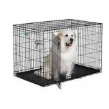 MIDWEST FOLDING METAL DOG CRATE *48"X30"X33"*