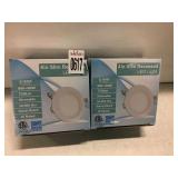 4 IN SLIM RECESSED LIGHT SET OF 2