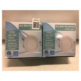 4 IN SLIM RECESSED LIGHT SET OF 2 4 IN SLIM RECESSED LIGHT SET OF 2