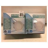 4 IN SLIM RECESSED LIGHT SET OF 2