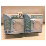 4 IN SLIM RECESSED LIGHT SET OF 2