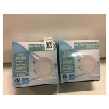 4 IN SLIM RECESSED LIGHT SET OF 2