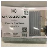 SPA COLLECTION SHOWER CURTAIN SPA COLLECTION SHOWER CURTAIN