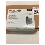 1 OUTLET HOSE FAUCET TIMER 1 OUTLET HOSE FAUCET TIMER